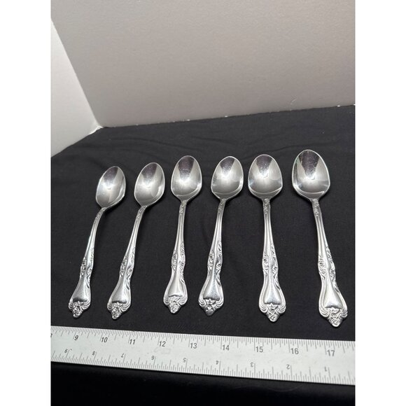 Oneida Azalea Stainless Glossy 17-Piece Vintage Flatware Set Pattern OSHA - Picture 5 of 16